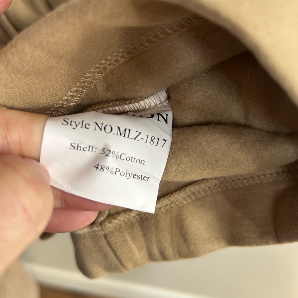 NWT Tan Exposed Seam Button-Up Jacket - Picture 8 of 10